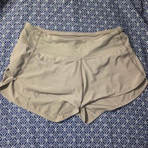 Lululemon Gray Speed up Shorts